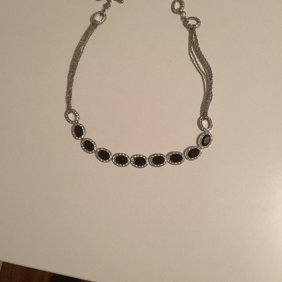Givenchy Macys collar necklace with black stones - Picture 1 of 1